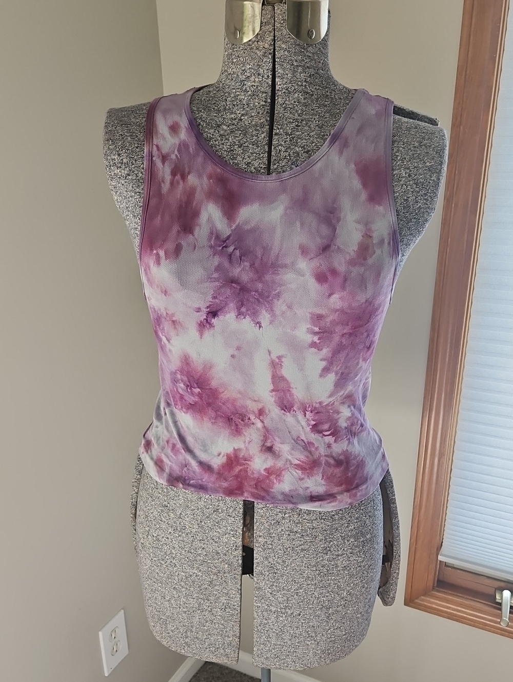 Tangerine Marble Print Tank Top